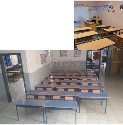 طاولات وكراسي مدرسية – حالة جديدة chaises et Table