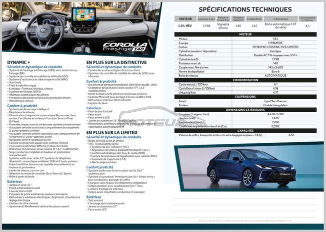 Toyota Corolla Hybride Automatique 2025 état neuve