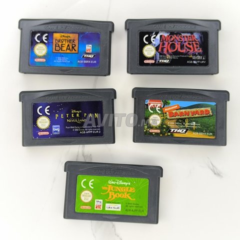 lot 5 jeux Gameboy advance 