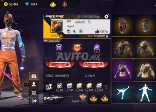 حساب فري فاير 