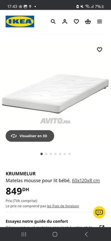 matelas en excellent etat, comme neuf 