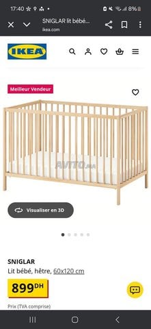 lit bebe comme neuf 