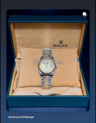 Rolex datejust 36 diamant or&acier 16233