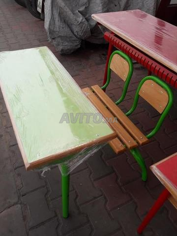 Table scolaire double place