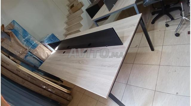 Bureau Multipostes مكتبen Bois  Semi Métallique  