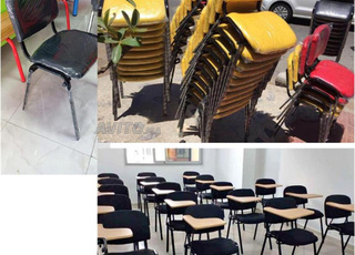 CHAISE AVEC ÉCRITOIRE DE FORMATIONS DH TANGER 