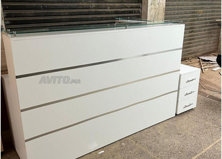 BUREAU RÉCEPTION AVEC CAISSON DE MARRAKECCH DE 