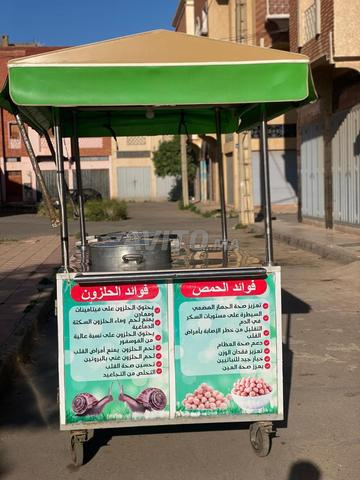 عربة الحلزون والحمص بالأعشاب للبيع  - 2