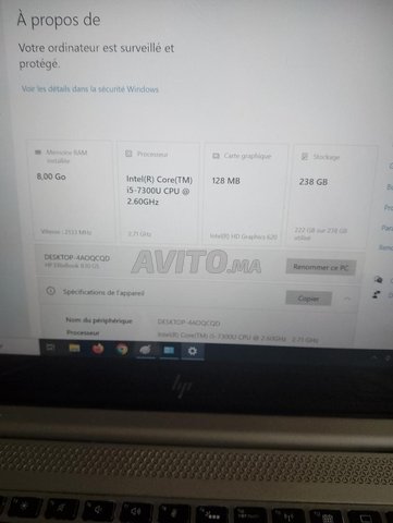 Hp Elite Book i5 7th gen 