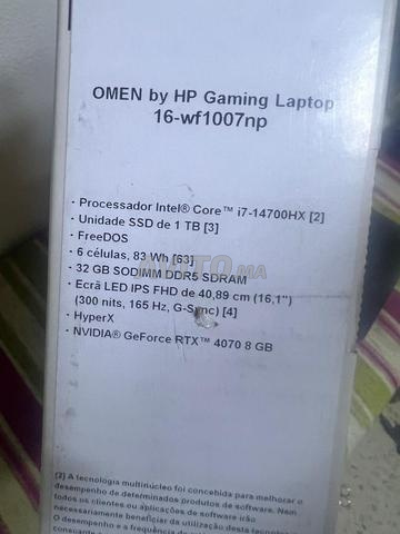 HP OMEN i7-14700HX 32GB RAM RTX4070 1T SSD MTARA9  - 2