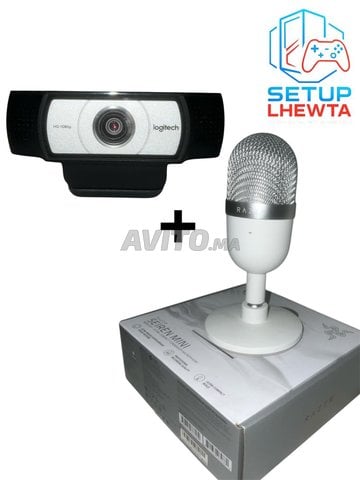 Pack streamer (webcam et micro)