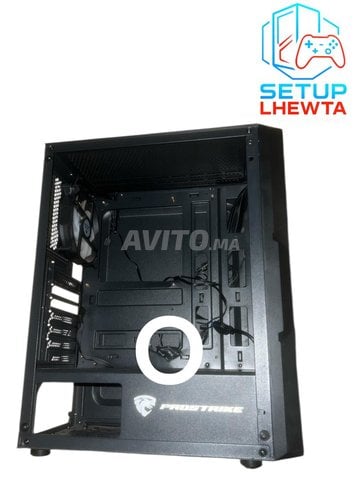 Boîtier gamer ATX avec 4 ventilateurs ARGB
