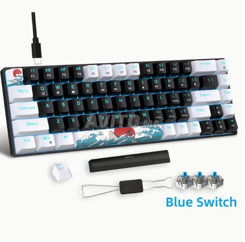 🔹 Clavier Mécanique 68 Touches