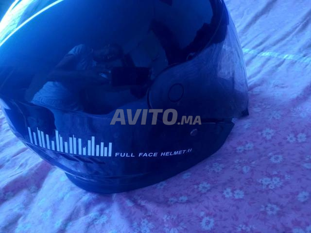 casque moto Racing double lunette - 2