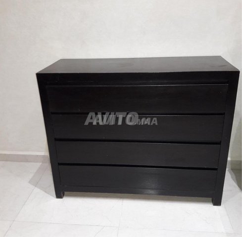 commode bois noire