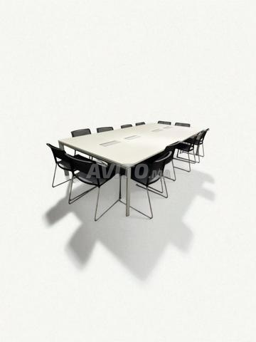 Table réunion Steelcase 400x160cm 12-14 places