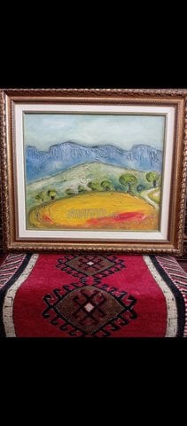tableau peinture huile sur panneau de peintre 