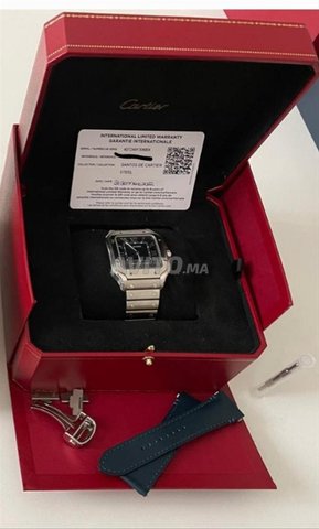 Cartier Santos Cadran bleu 