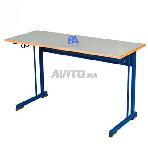 mobilier scolaire en bois / métal / plastique