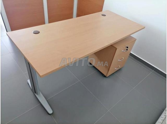 Bureau En Bois ( Avec Et Sans Retour ) Wdrcy - 2