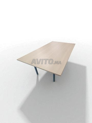 Table réunion chêne clair 120x200cm