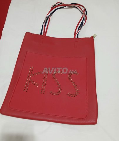 sac Rouge simili cuir