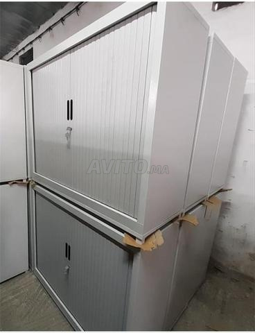 fabrication mobilier métallique clapet et armoire  - 2