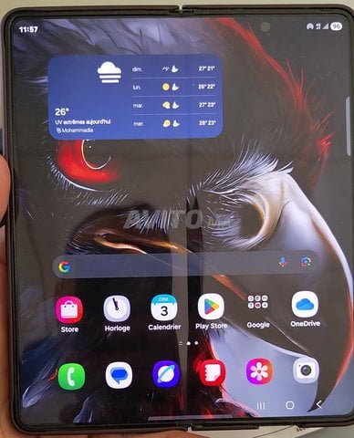 Samsung fold 5 5g 256g 12 RAM li bgah marhba 