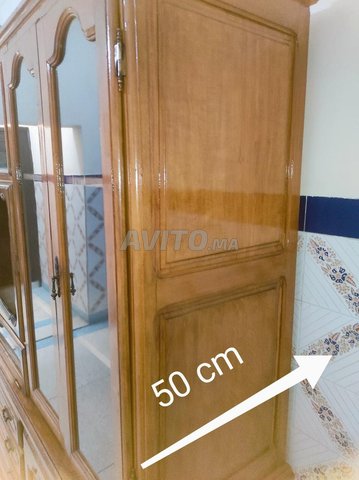 Vitrine de luxe bois massif 