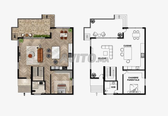 Réalisation d'un plan architectural (bon prix)