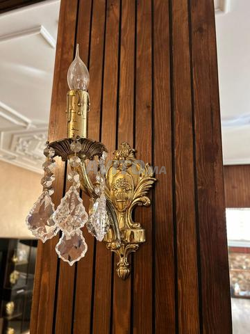 Deux chandeliers électriques.Cuivre - 2