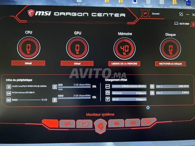 Pc portable gamer 1660 Ti 
