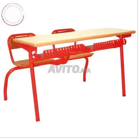 Table pupitre double places 80\1m\1m20 en stock