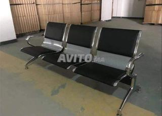 Banquette d'importation chromée