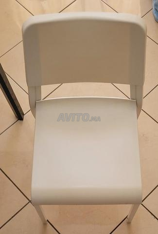 Lot de 4 chaises blanches Ikea - 2