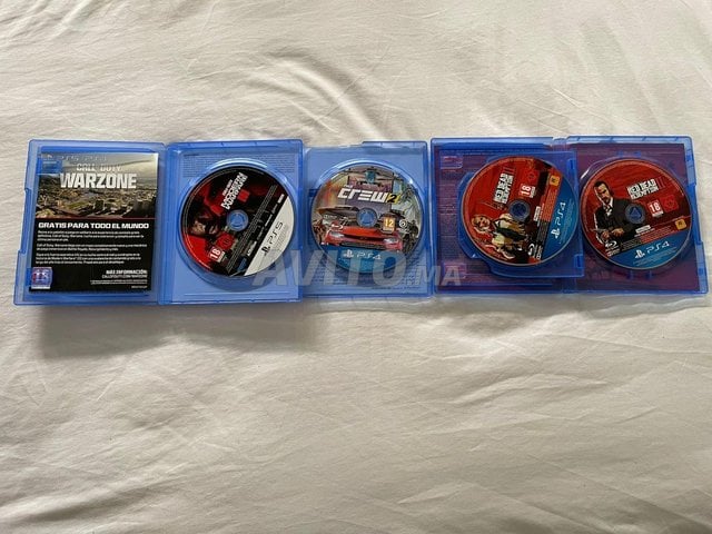 3 jeux origine en meilleure état, pour Ps 4 et 5.