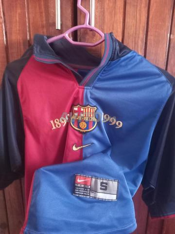 S مقاص- Nike قميص نادر لبرشلونة 1999 أصلي من 