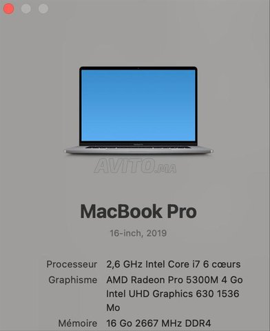 MacBook Pro 16-inch, 2019