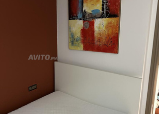 LIQUIDATION LIT IKEA WHITE LOROY AVEC MATELAS 