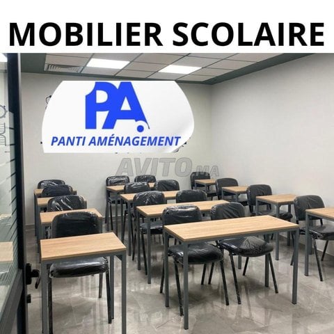 أثاث مدرسي \ mobilier scolaire \ table octogonale 
