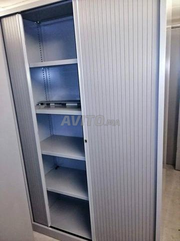 Armoire métallique porte battante\rideau\coulisse - 2
