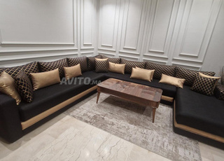 Salon marocain moderne Benchrif en U