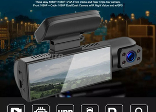Double Caméra de voiture HD 1296P