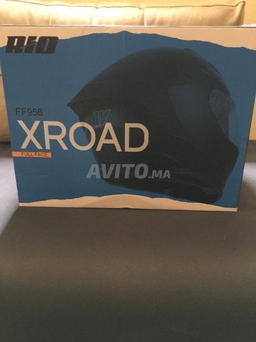 Casque RIO taille (L) avec visière noir