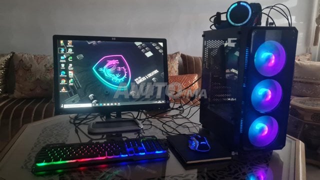 Setup gamer i5 6500 128SSD 500g 12g ram RX 570 8GB