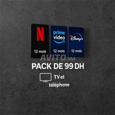 Pack Netflix prime Disney 