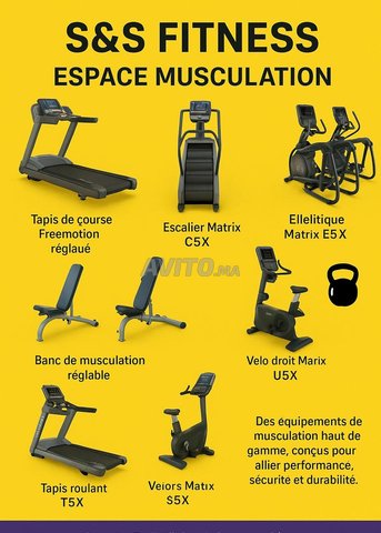 Équipements de musculation & fitness 