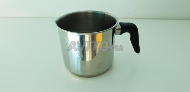 Casserole à lait inox