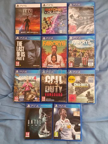 Jeux ps5 et ps4 en parfait état 