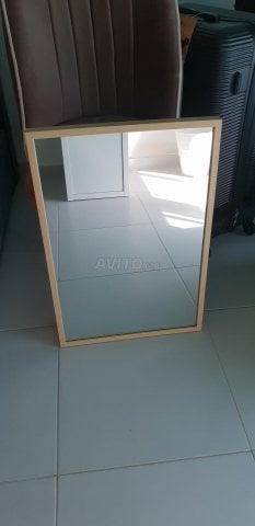 Miroir  cadre en bois